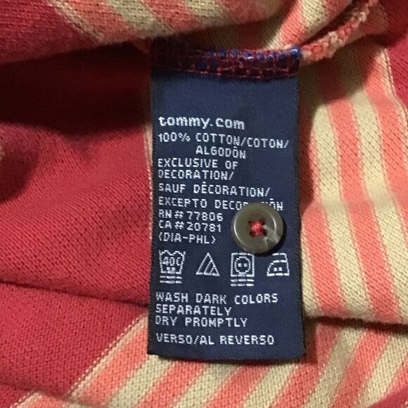 Tommy Hilfiger Striped Polo Shirt XL - Picture 7 of 7